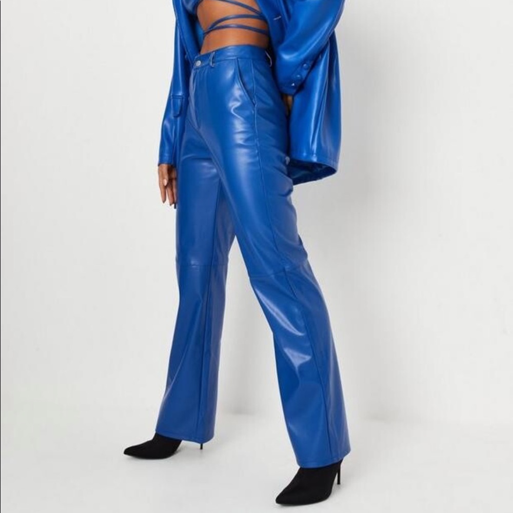 Missguided faux leather pants
